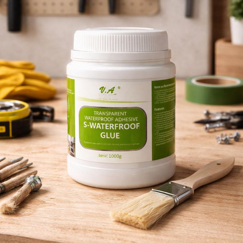 S-Waterproof Glue 1KG: El Sellador Invisible que Detiene las Goteras Al Instante.